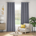 Tansy Navy Fabric A5 Sample