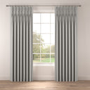 Raffia Silver Fabric A5 Sample