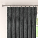 Oria Slate Grey Fabric A5 Sample