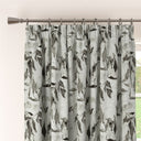 Laurel Charcoal Fabric A5 Sample