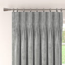 Oria Feather Grey Fabric A5 Sample