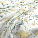 Elmley Ochre-Teal Fabric A5 Sample