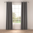 Raffia Charcoal Fabric A5 Sample