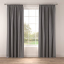 Raffia Charcoal Fabric A5 Sample