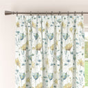 Elmley Ochre-Teal Fabric A5 Sample