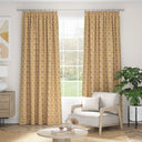 Tansy Ochre Fabric A5 Sample