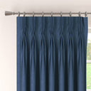 Raffia Navy Fabric A5 Sample