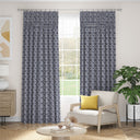 Tansy Navy Fabric A5 Sample
