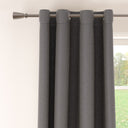 Raffia Charcoal Fabric A5 Sample