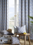 Cavallo Blue Fabric A5 Sample