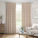 Fenella Oatmeal Fabric A5 Sample
