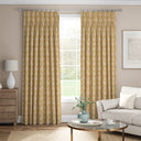 Fenella Ochre Fabric A5 Sample