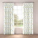 Elmley Ochre-Teal Fabric A5 Sample