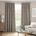 Leonara Taupe Fabric A5 Sample