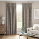 Leonara Taupe Fabric A5 Sample
