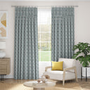 Tansy Dusk Blue Fabric A5 Sample