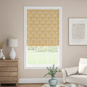 Fenella Ochre Fabric A5 Sample