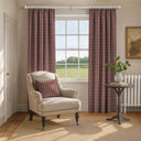 Baxter Red/Charcoal Fabric