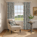 Thorpe Sky/Coral Fabric
