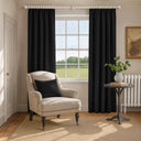 Hampson Black Fabric