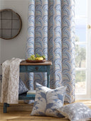 Cavallo Blue Fabric A5 Sample