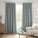 Leonara Teal Fabric A5 Sample